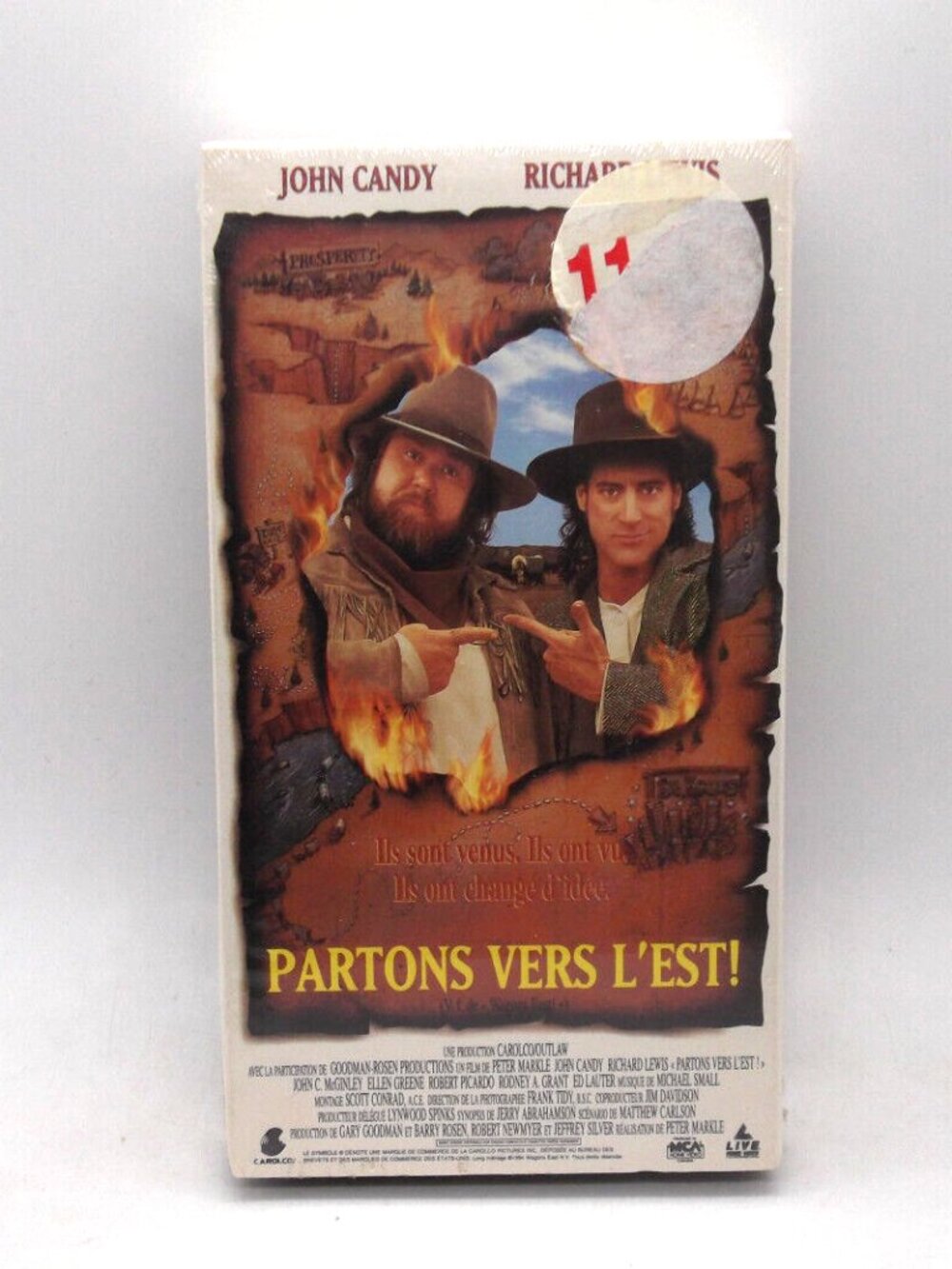 Partons Vers L'Est/ Wagon East (VHS)(French) Brand New John Candy